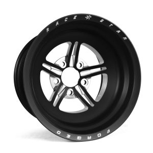 63 Pro Forged 15x10 NBL Sportsman Black Anodized/Machined 5x4.50 BC 3.00" BS
