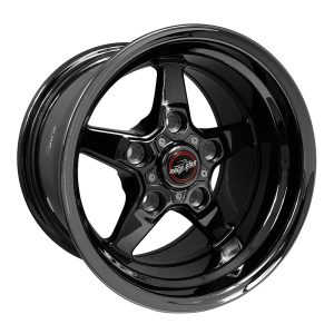 17x4.5  92 Drag Star  Ford  Black Chrome  92-745532DSD