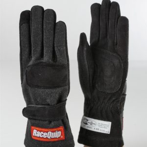2-LYR SFI-5 GLOVE KID BLACK