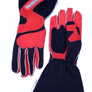 SFI-5 RED/BLACK OUTSEAM ANGLE CUT