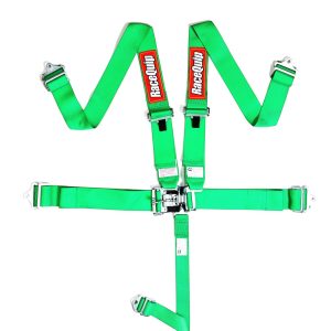 L & L 5PT SEAT BELT GREEN - 711071
