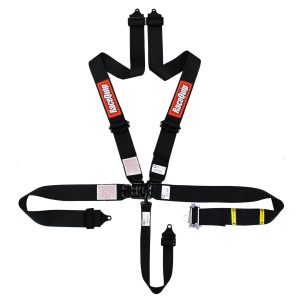 L & L 5PT RATCHET HARNESS BLACK - 813003