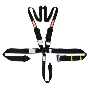 L & L 5PT HNR SEAT BELT BLACK - 817007