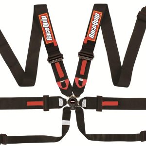 FIA CAMLOCK 6PT PULL DN LAP BLACK - 851001